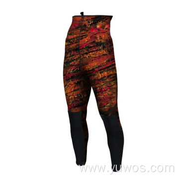 Lycra Two-Piece Camouflage Scuba Diving hunting wetsuits
